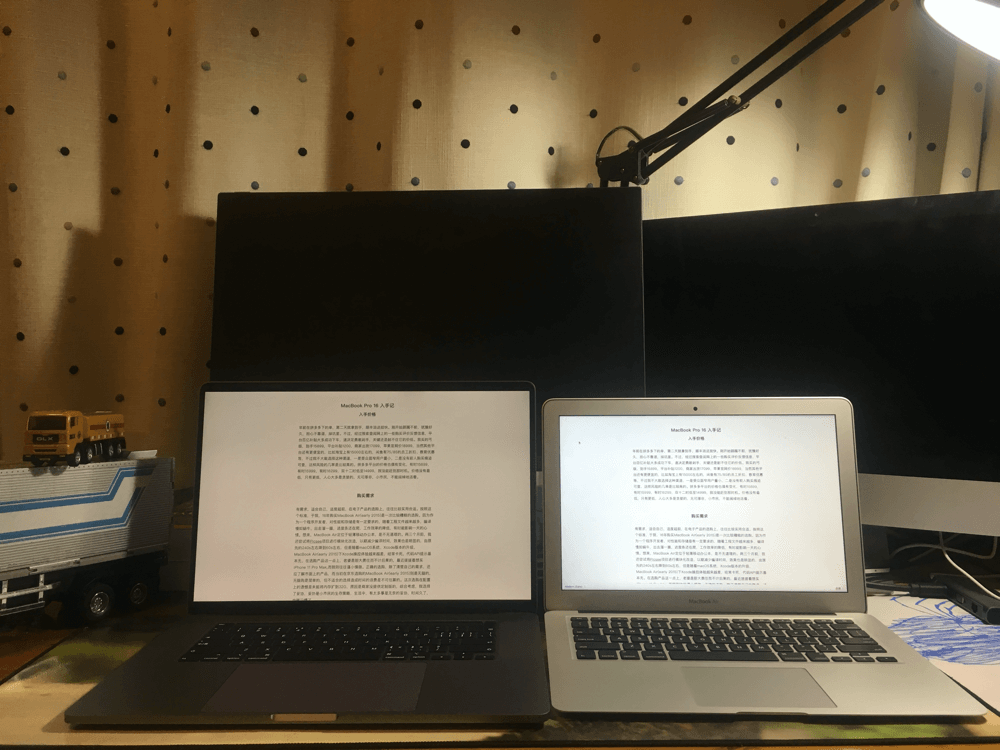 MacBookPro(16-inch, 2019)与MacBookAir(13-inch,early2015)对比